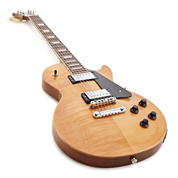 Gibson Les Paul Studio Figured, Antique Natural #204250063 - angled shot