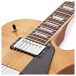 Gibson Les Paul Studio Figured, Antique Natural #204250063 - upper frets