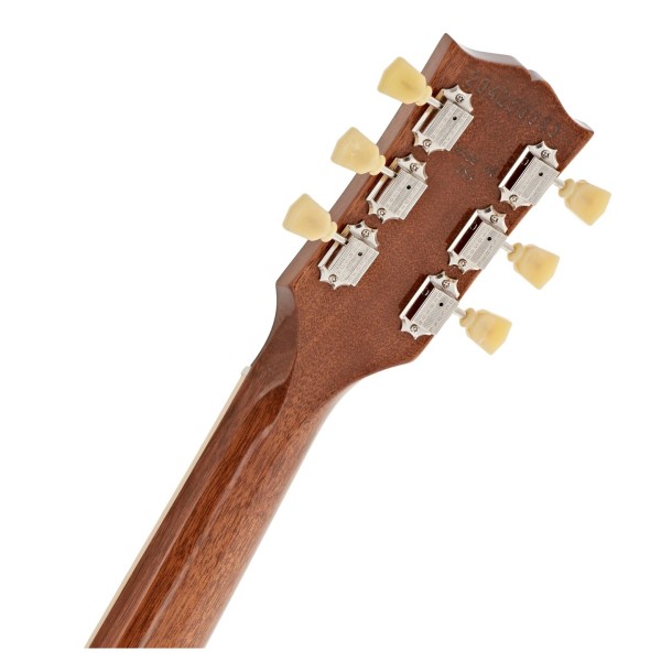 Gibson Les Paul Studio Figured, Antique Natural #204250063 - back of headstock