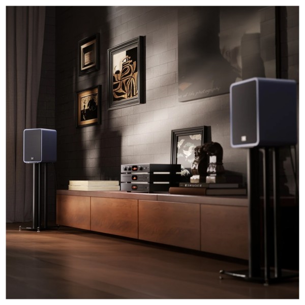 Wharfedale Denton 1S Passive Bookshelf Speaker, White - lifstyle 4