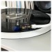Ortofon 2M Blue Moving Magnet Cartridge - Lifestyle Image, connected to headshell and tonearm