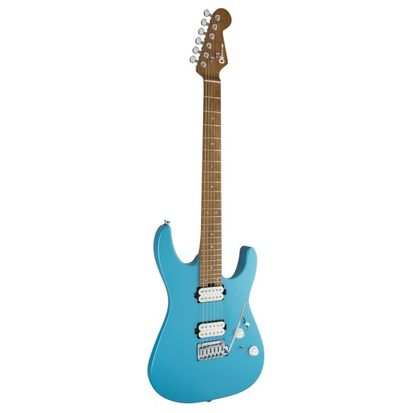 Charvel Pro Mod DK24 HH 2PT MN, Matte Blue Frost - right