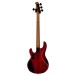 Sterling StingRay RAY34 Bass, Blood Orange Burst - back