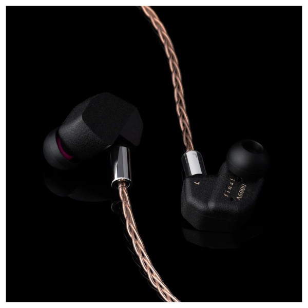 Final A6000 Single Driver IEM Earphones with Detachable Cable - Lifestyle