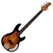 Sterling Stingray RAY34 Spalted Maple Top, 3-Tone Sunburst