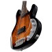 Sterling Stingray RAY34 Spalted Maple Top, 3-Tone Sunburst - body