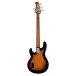 Sterling Stingray RAY34 Spalted Maple Top, 3-Tone Sunburst - back