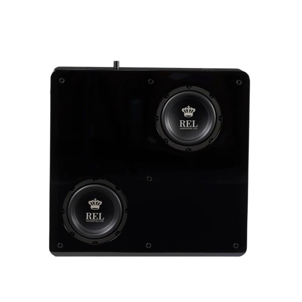 REL Planar PL-1 Subwoofer, Gloss Black- front 