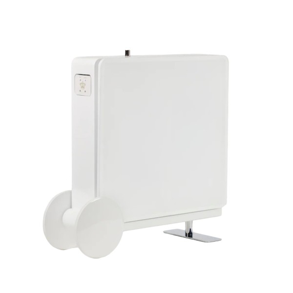 REL Planar PL-1 Subwoofer, Gloss White wheels 