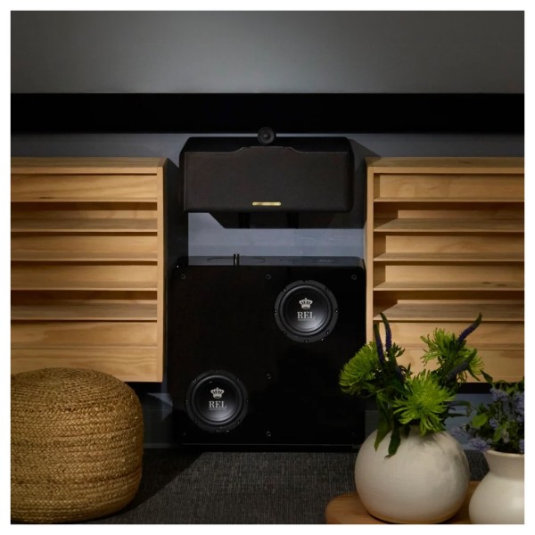 REL Planar PL-1 Subwoofer, Gloss White lifestyle 3