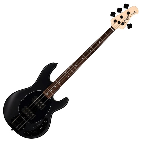 Sterling Stingray Ray4 HH Bass, Stealth Black at Gear4music