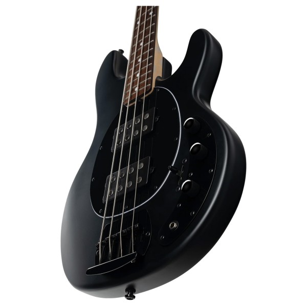 Sterling Stingray Ray4 HH Bass, Stealth Black - body