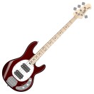 Sterling Stingray Ray4 HH Bass, Candy Apple Red