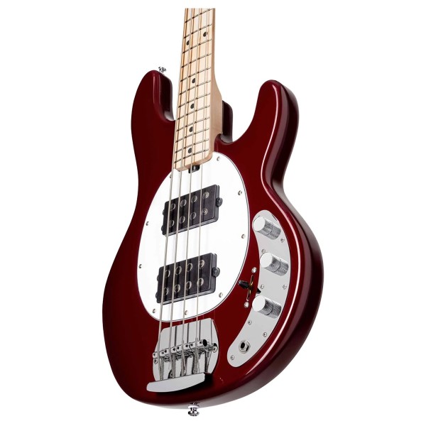Sterling Stingray Ray4 HH Bass, Candy Apple Red - body