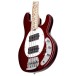 Sterling Stingray Ray4 HH Bass, Candy Apple Red - body