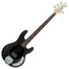 Sterling StingRay RAY4, Trans Black Satin