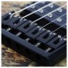 Schecter Reaper-6, Satin Inferno Burst Bridge Closeup