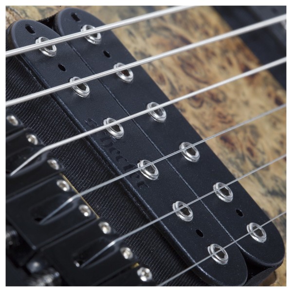 Schecter Reaper-6, Satin Inferno Burst Pickups