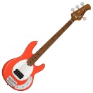 Sterling StingRay Short Scale Bass, Fiesta Red