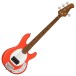 Sterling StingRay Short Scale Bass, Fiesta Red