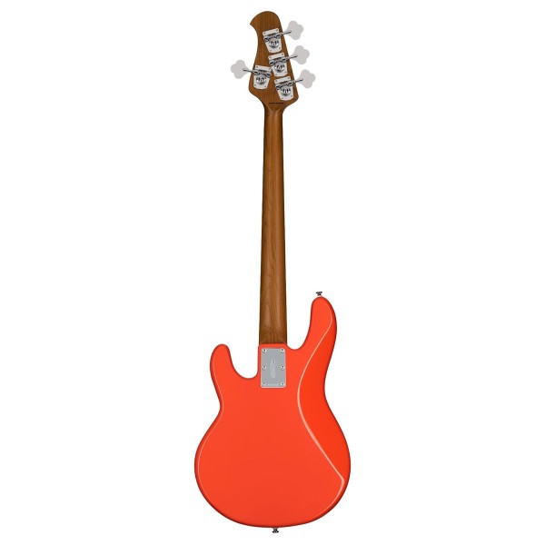 Sterling StingRay Short Scale Bass, Fiesta Red - back
