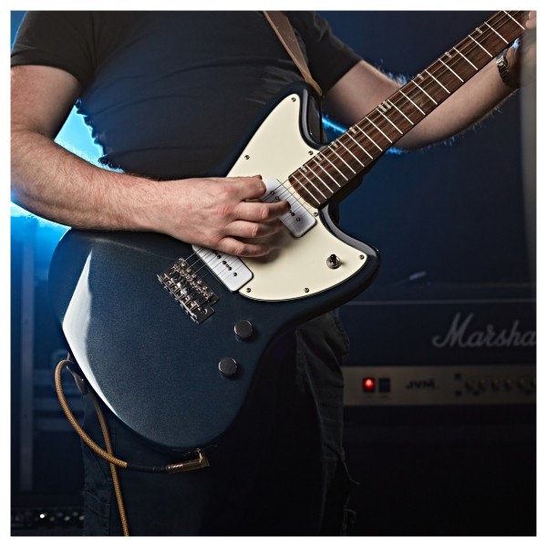 Hartwood Drifter Electric Guitar, Metallic Blue