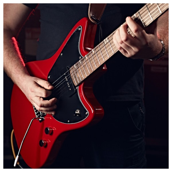 Hartwood Drifter Electric Guitar, Orchard Red