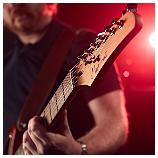 Hartwood Drifter Electric Guitar, Orchard Red