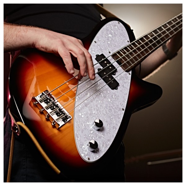 Hartwood Satellite Bass Guitar, Sunburst