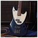 Hartwood Delta Bass Guitar, Metallic Blue