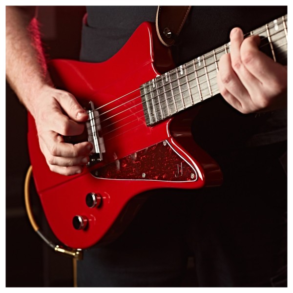 Hartwood Deytona I Electric Guitar, Mesa Sunset Red