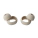 Final ZE500 True Wireless ASMR Earphones, Dark Cream - Silicone Wrap