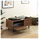 modul Turntable and Records Table, Walnut