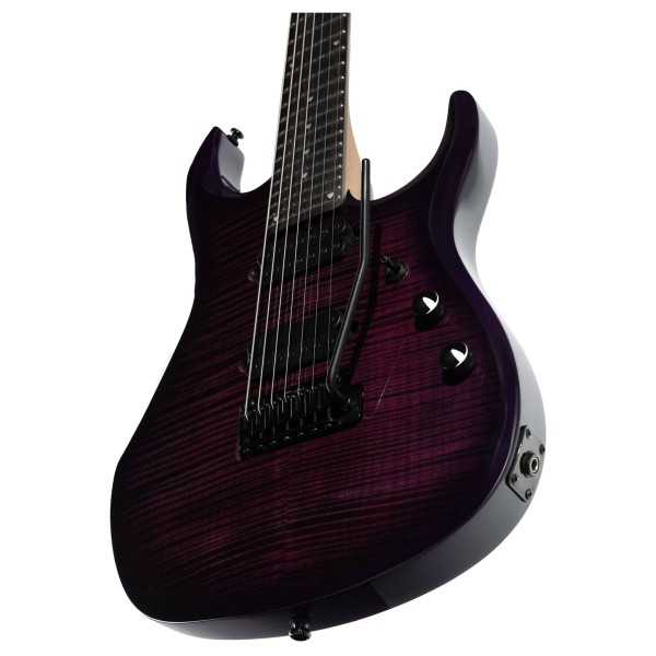 Sterling John Petrucci JP157D Flame Maple, Purple Nebula - body