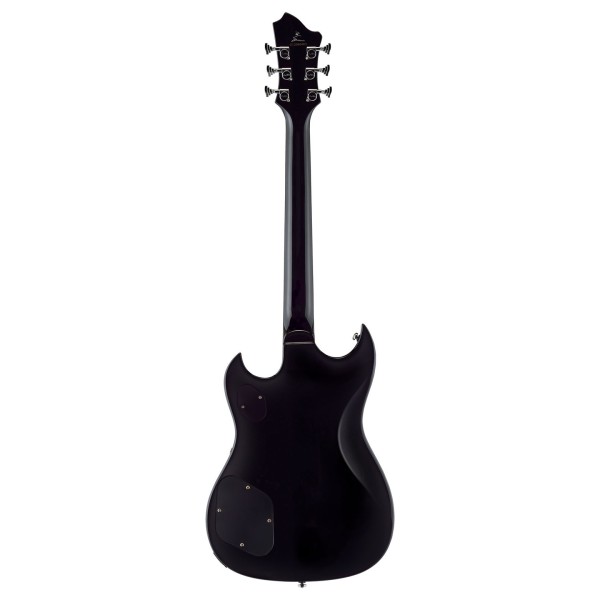 Hagstrom Pat Smear Signature, Black Gloss - back