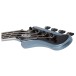 Schecter Ultra Bass, Pelham Blue - headstock