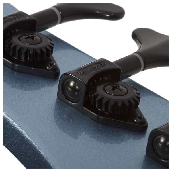 Schecter Ultra Bass, Pelham Blue - close up of tuner