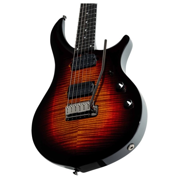 Sterling Majesty MAJ200X Flame Maple, Tiger Eye - body