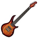 Sterling Majesty MAJ270X Spalted Maple, Blood Orange Burst