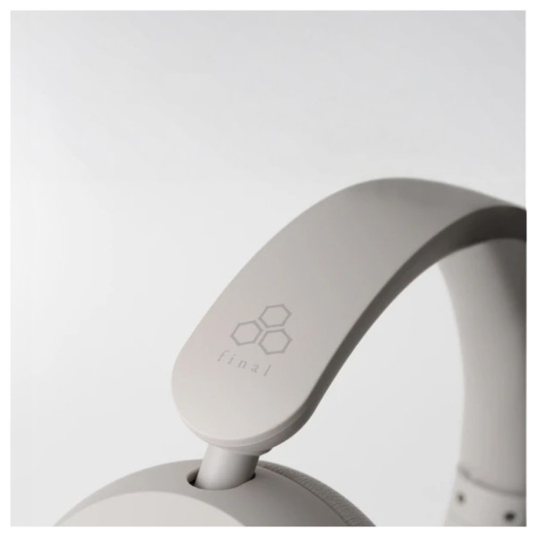Final UX1000 On-Ear Wireless Headphones, Greige - logo