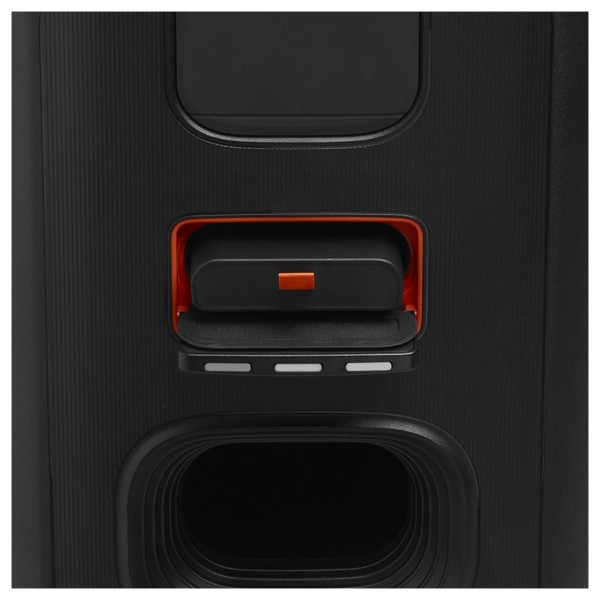 JBL PartyBox Stage 320 Portable Bluetooth Speaker Close Up View