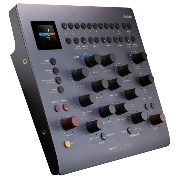Softube Console 1 Compact Control Surface - Angled