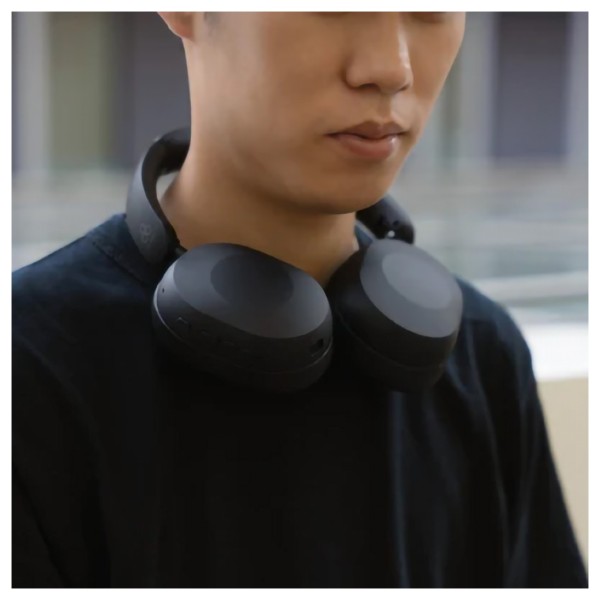 Final UX1000 On-Ear Wireless Headphones, Black - lifestyle 2 