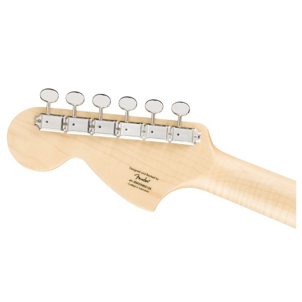 Squier Paranormal Troublemaker Telecaster Deluxe Bigsby, Black - back of headstock