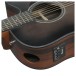 Ibanez AAD70CE Advanced Acoustic, Transparent Charcoal Burst - A.I.R.port