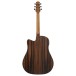 Ibanez AAD70CE Advanced Acoustic, Transparent Charcoal Burst - back