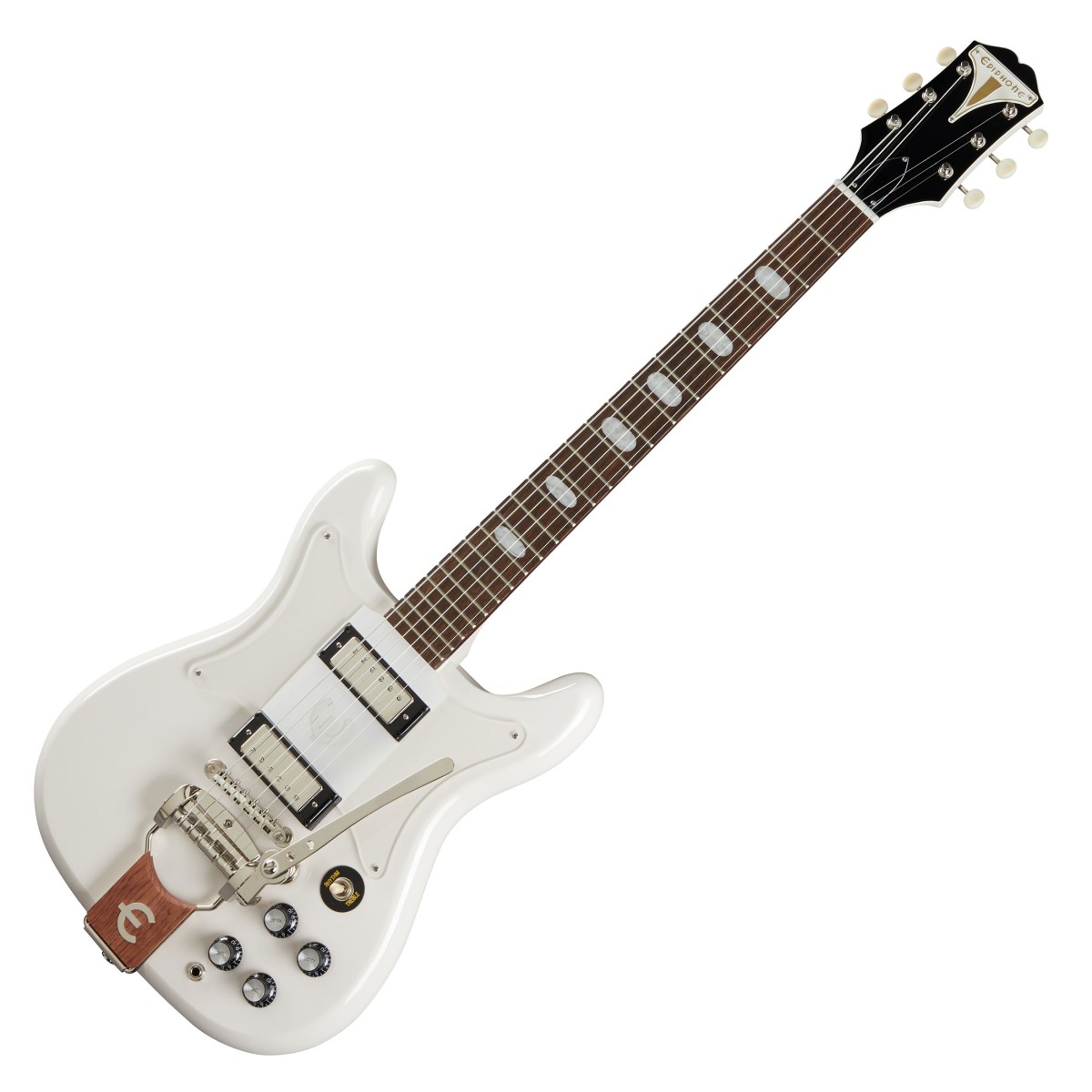 Epiphone Crestwood Custom Tremotone Rosewood Polaris White