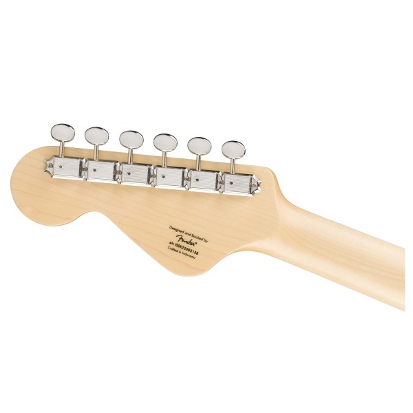 Squier Paranormal Electric VI, 3-Color Sunburst - back of headstock