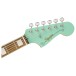 Squier Paranormal Baritone Jazzmaster HH, Sea Foam Green - headstock