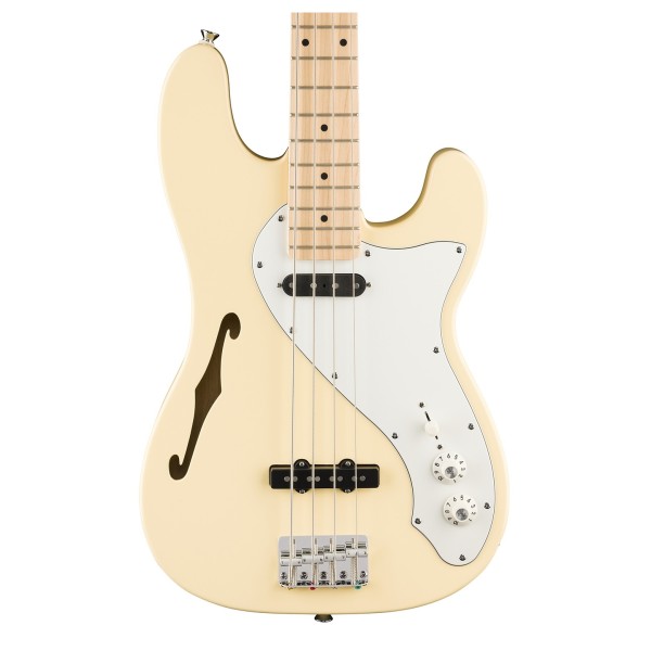 Squier Paranormal Precision Bass Thinline SJ MN, Vintage White - body